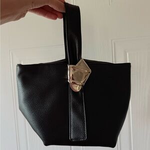 Merit X Brandon Maxwell vegan leather bag